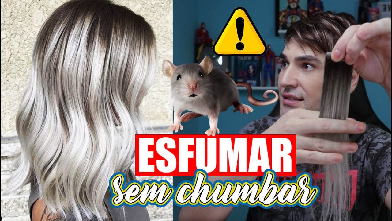 COMO ESFUMAR CABELO DESCOLORIDO NO ÚLTIMO SEM CHUMBAR E DEIXAR O FAMOSO CINZA RATO