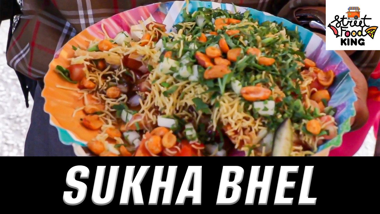 Mumbai Famous Sukha Bhel & Dahi Puri | Street Food India | Dahi Golgappa