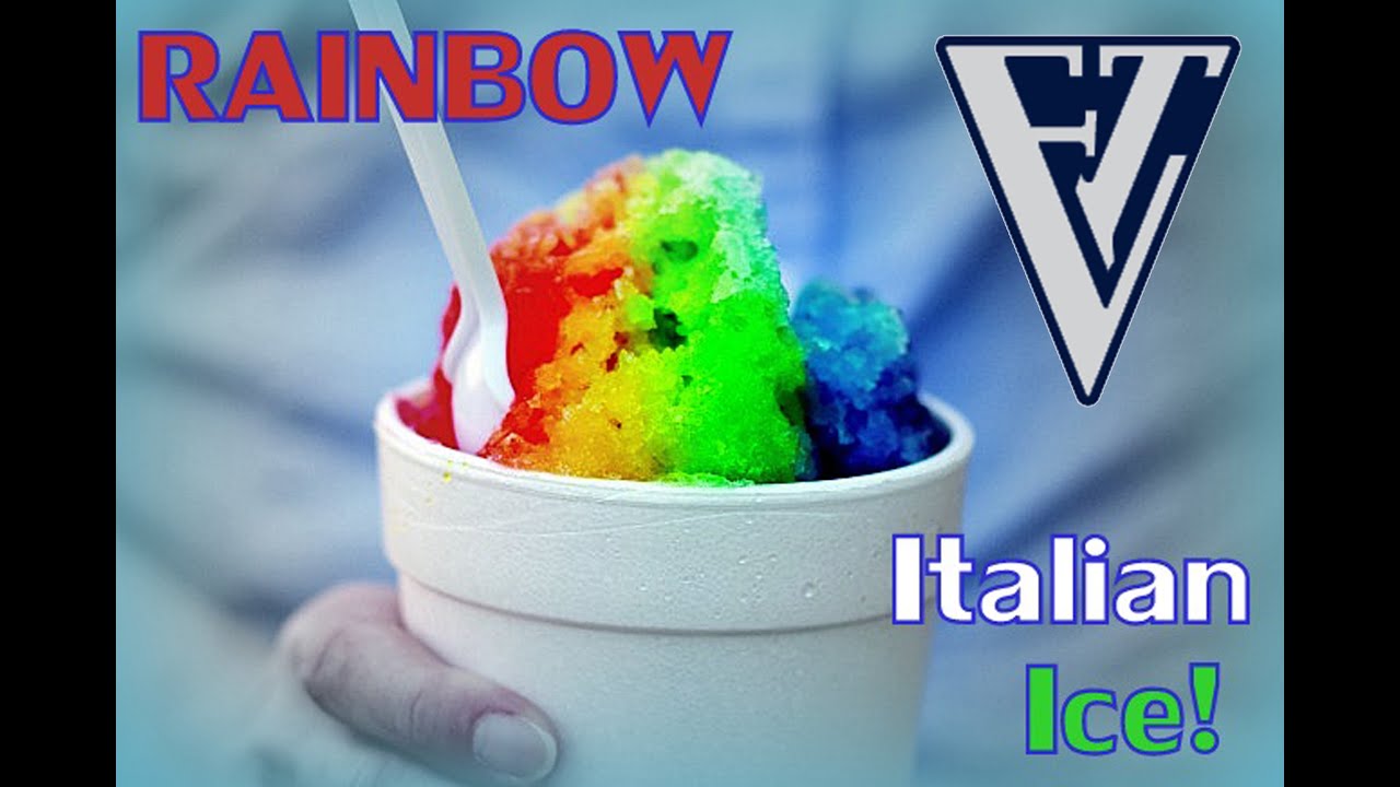 How to Make Rainbow Italian Ice