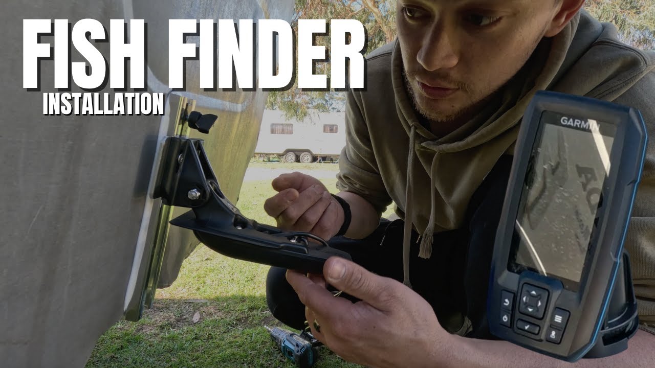 Sounder/Fish Finder Install - DIY Boat Upgrade || Travelling Australia