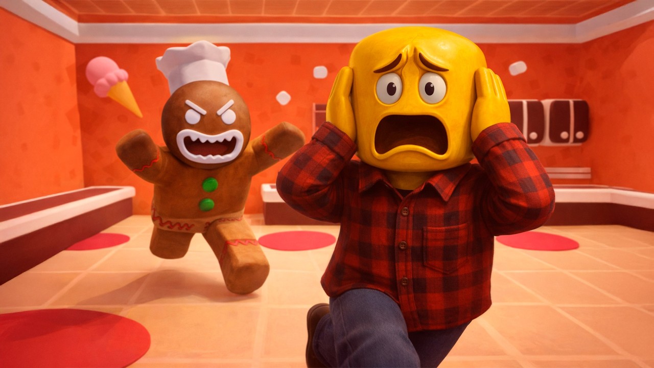 Escape the Evil Gingerbread Obby Full Gameplay | Roblox