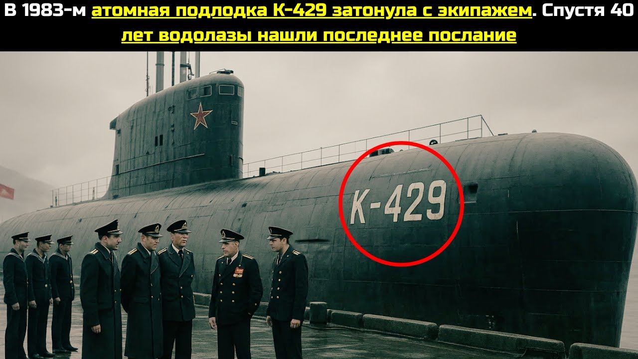 В 1983-м атомная подлодка К-429 затонула с экипажем. Спустя 40 лет водолазы нашли последнее послание