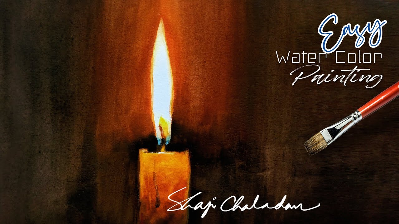 Candle | Watercolor