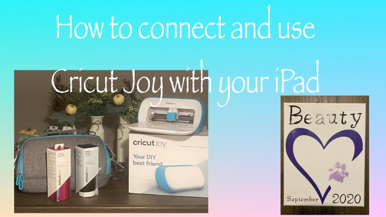 Cricut Joy .... Opening and How to connect to iPad / iPhone