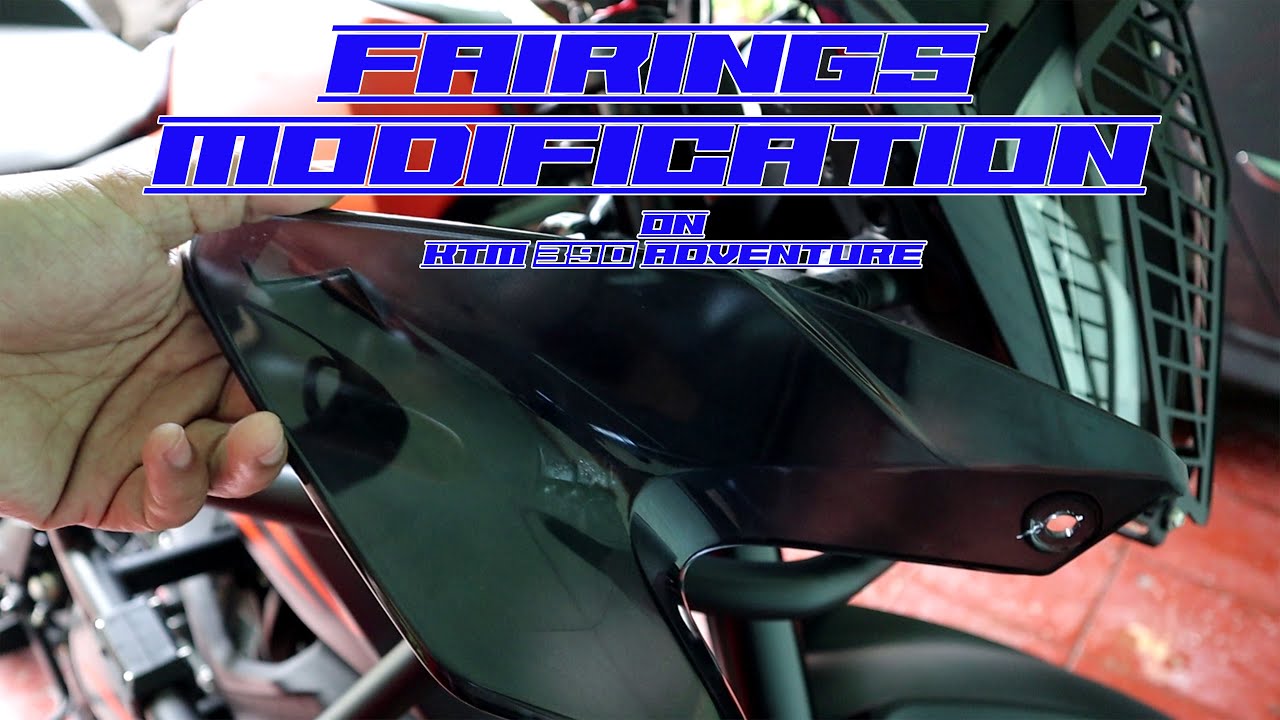 Fairings Modification on KTM 390 Adventure