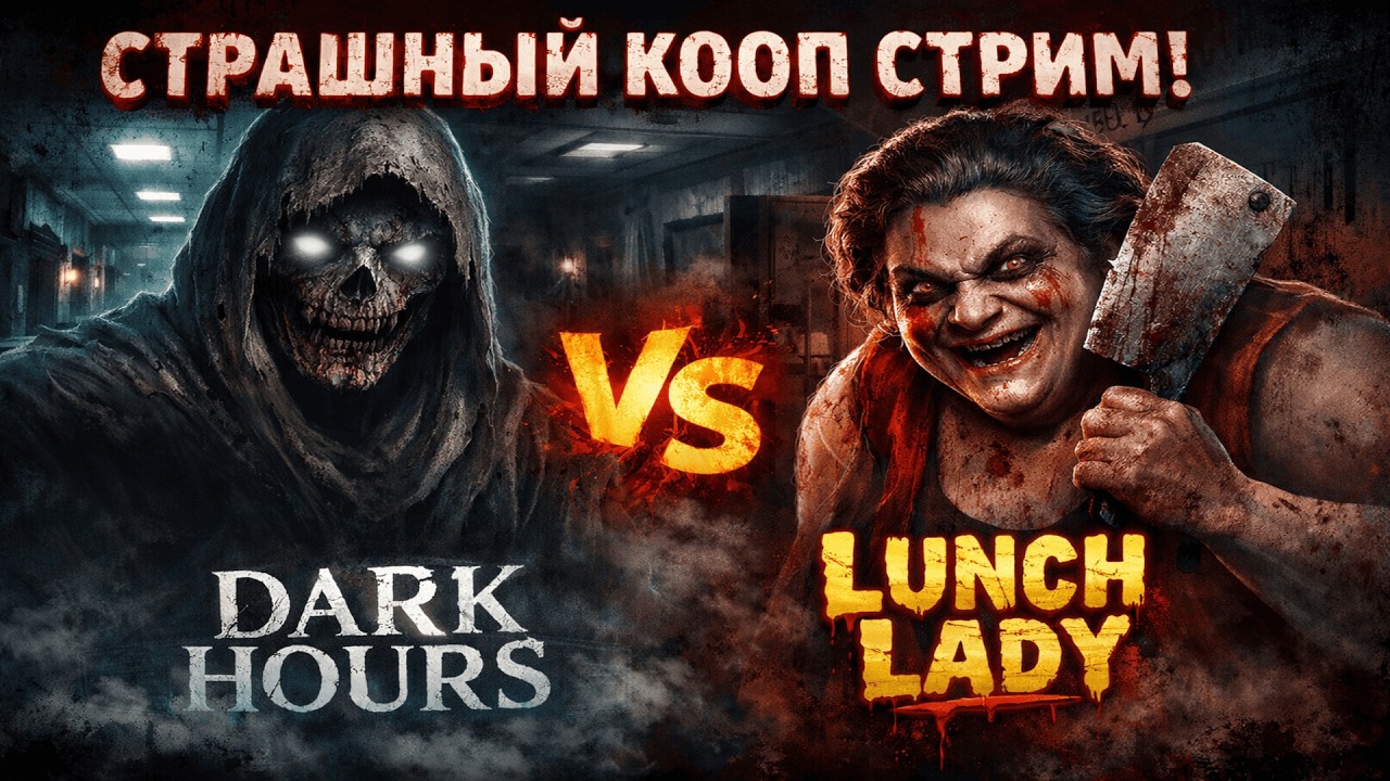 📺#DarkHours--#LunchLady - Хоррорим (Кооп @Plyshka363 )