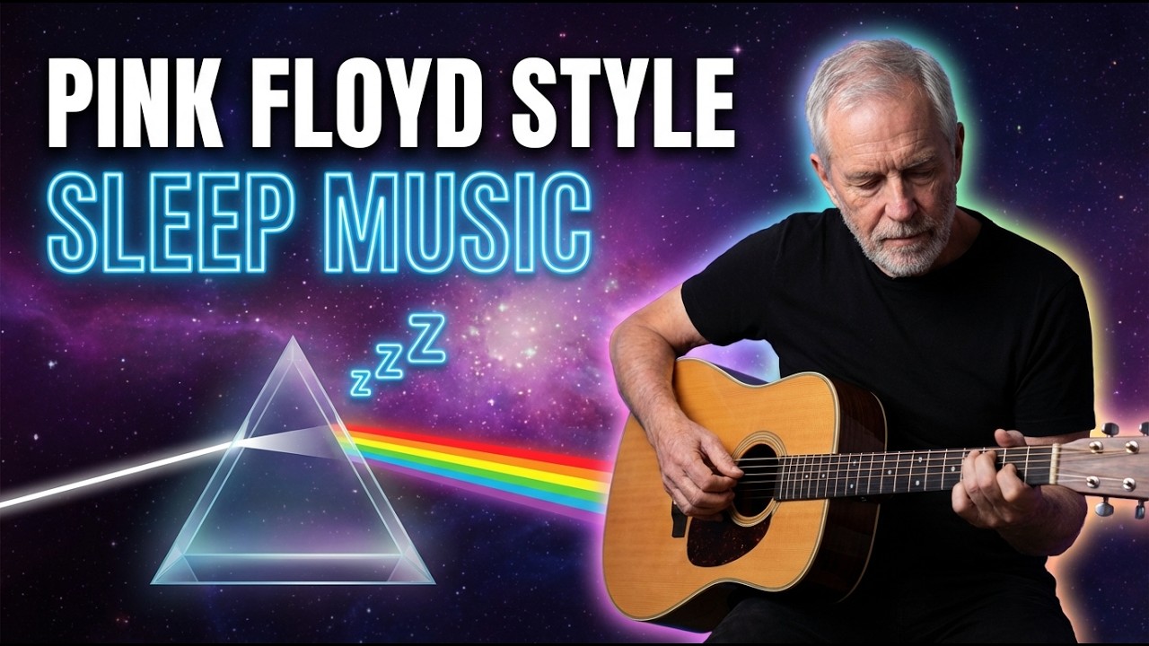 Space Guitar for Deep Rest 🌌🎧 | Pink Floyd–Style Sleep Music for Meditation and Relaxation 💤