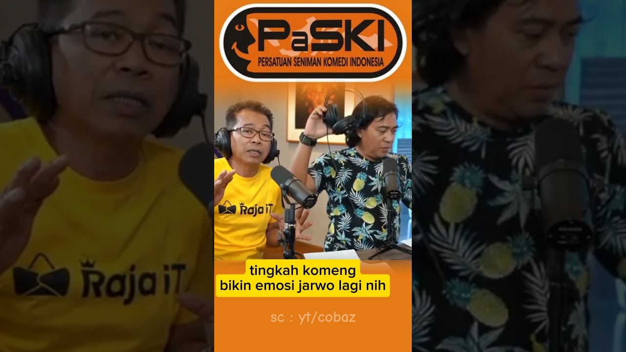 GAWAT JARWO KUAT NGAMUK LAGI GARA2 TINGKAH KOMENG || #trending #podcast #lucu #PASKI#komeng #jarwo