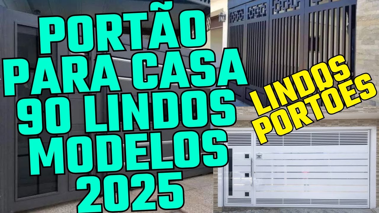 PORTÃO PARA CASA 90 LINDOS MODELOS SÓ OS +TOP