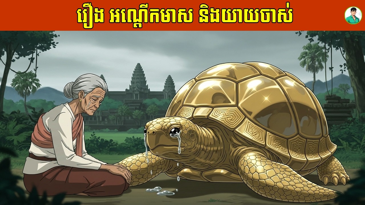 Ep20 | រឿងអណ្តើកមាសនិងយាយចាស់ម្នាក់ឯង | Pisey Fairy tale Podcast
