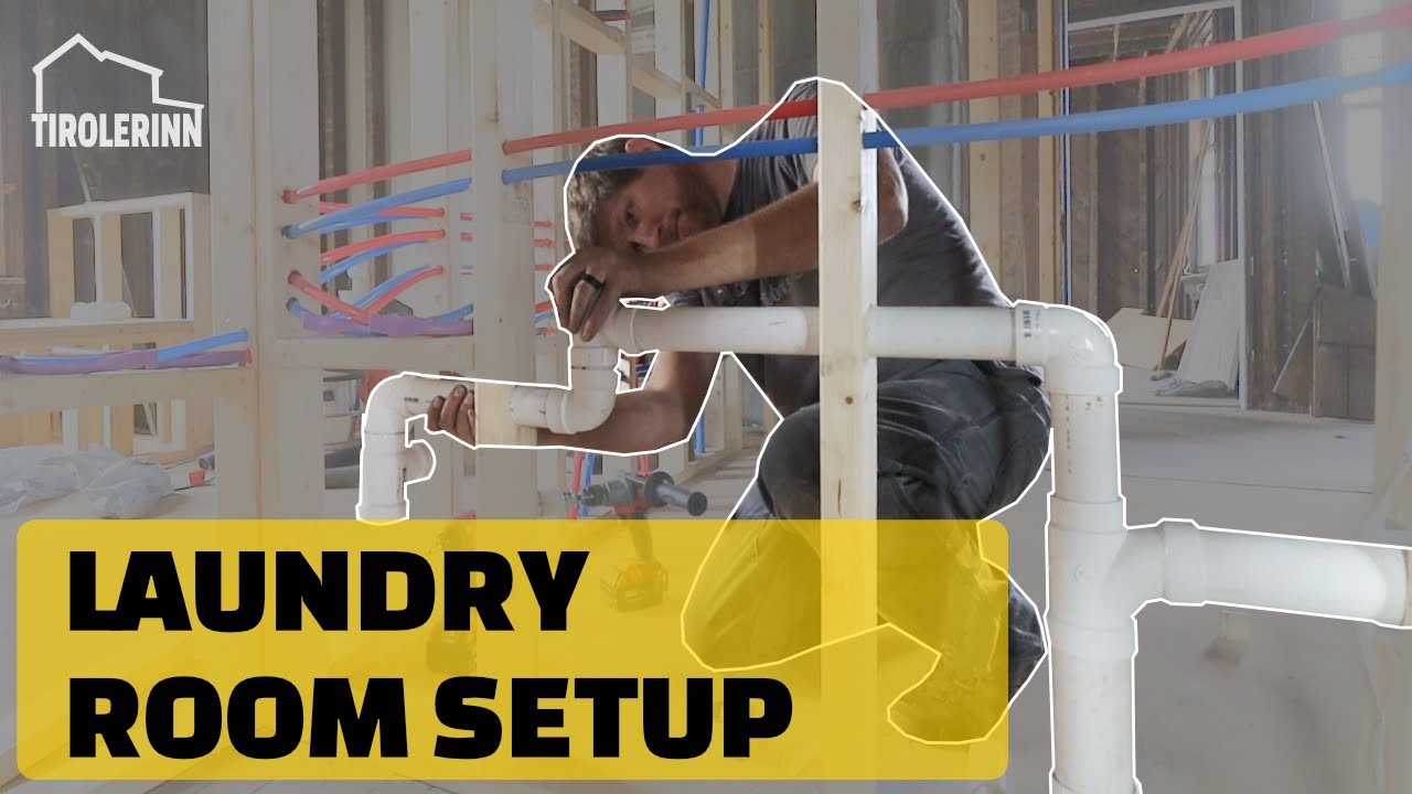 Completing the Laundry Room Plumbing [TirolerInn]
