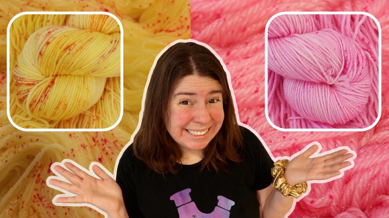 Dyepot Weekly #353 - Dyeing Speckles on Tonal Yarn for Low Contrast or High Contrast Speckles