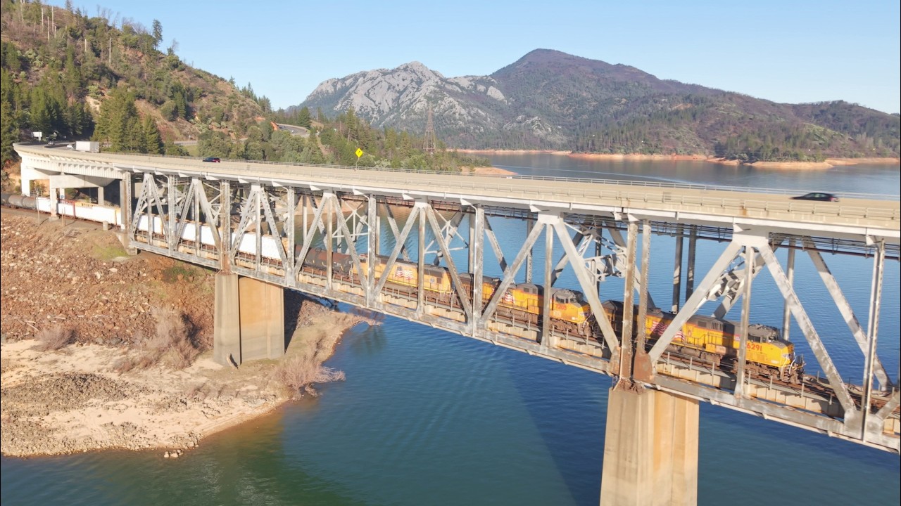 Scenic Shasta Lake Crossing [Clip]