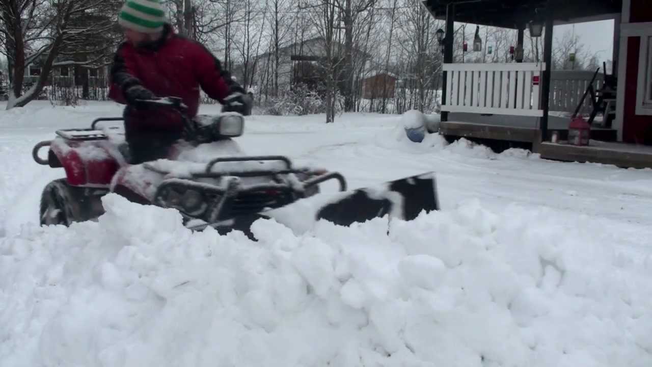 ATV Odes 400cc 4x4 - Snow Plowing