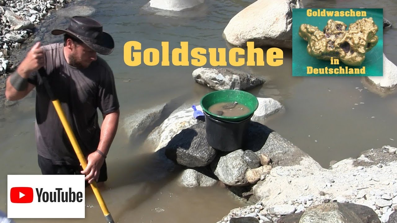 Goldsuche in der Schweiz  mit neuen Freunden