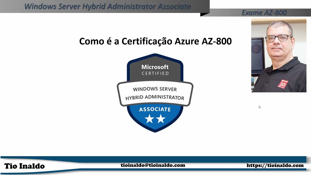 Como é o Exame Azure AZ 800