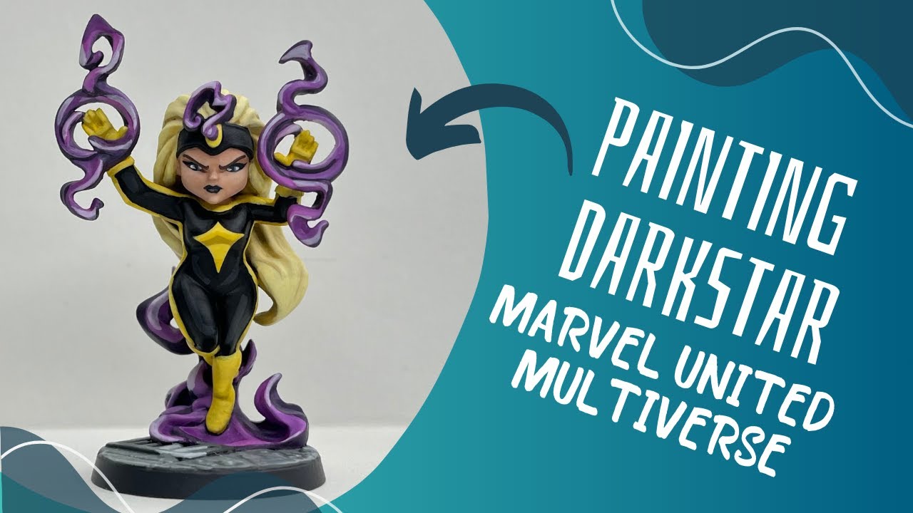 Painting Darkstar - Marvel United Multiverse - Miniature Painting Video