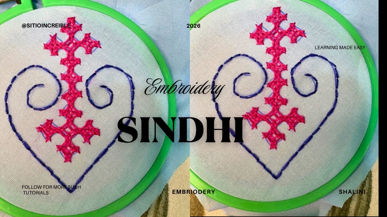 131. An elegant sindhi motif//