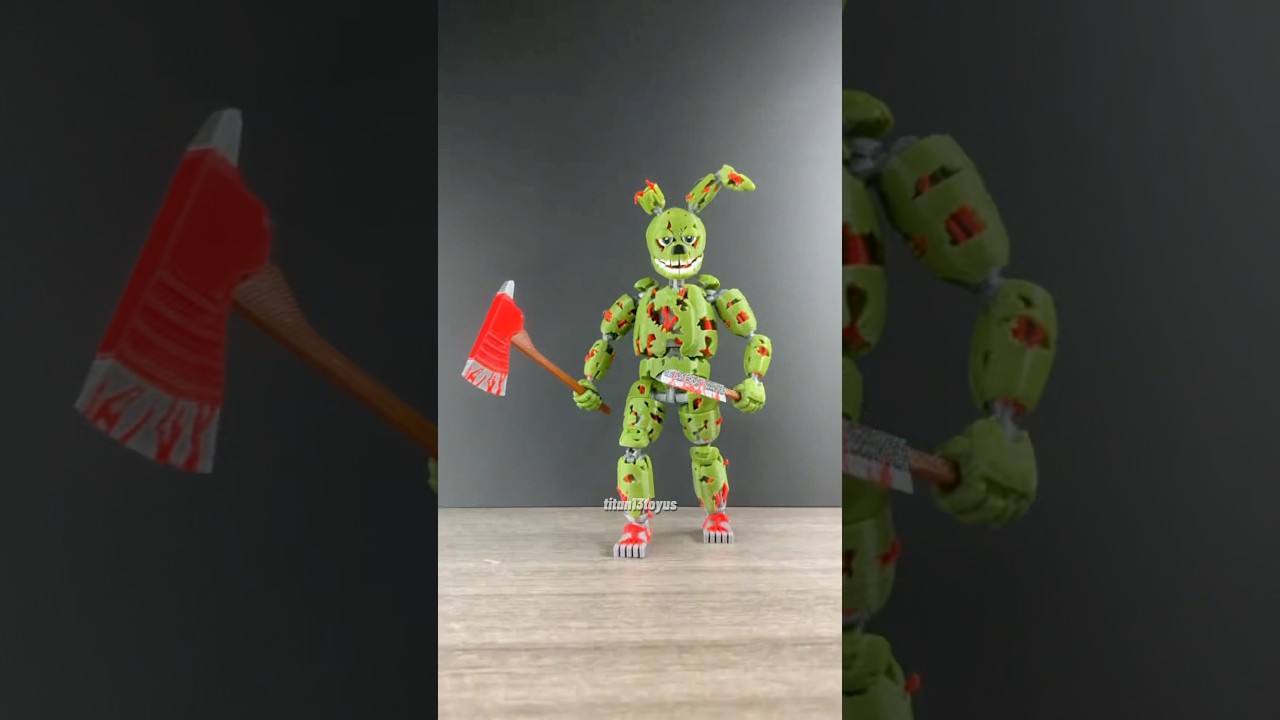 Details on profile! #actionfigure #titan13toy #t13 #toy #fnaf #dummy13 #springtrap #springtraptoy