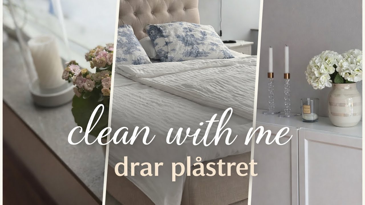 New start! | Clean with me| Drar plåstret 