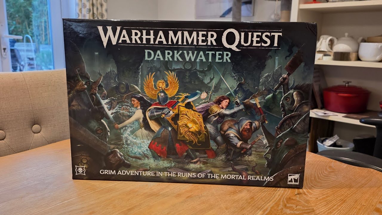 Распаковка Warhammer Quest Darkwater