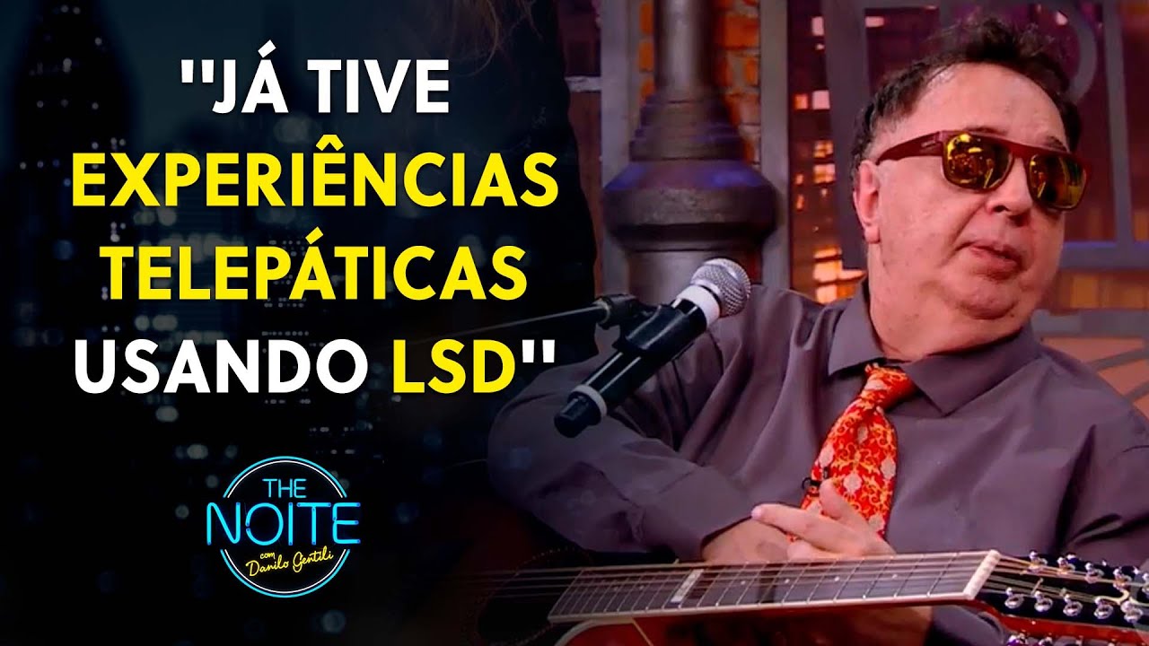 Sérgio Dias contou qual foi a coisa mais maluca que viu quando usou LSD | The Noite (18/10/22)
