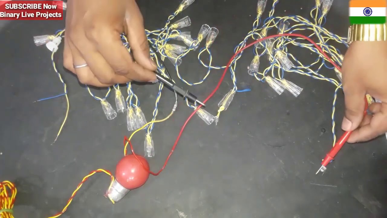 Diwali Led series repairing-1| Indian led | made in India| Binary live projects| BLS INDIA BHOPAL
