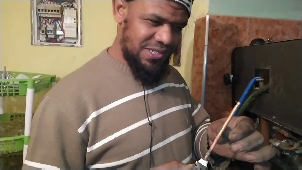 كيفية إصلاح المضخة (البومبا) مع طريقة مبتكرة للماء البارد في المجموعة ( الگروب الكرة الحديدية