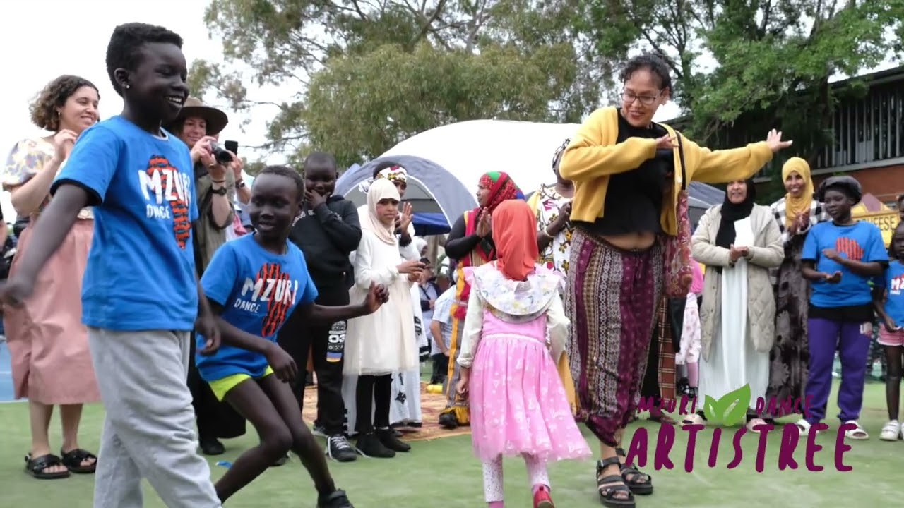 Mzuri Dance students perform and deliver dance workshop at Fitzroy Primary School Fete 2024