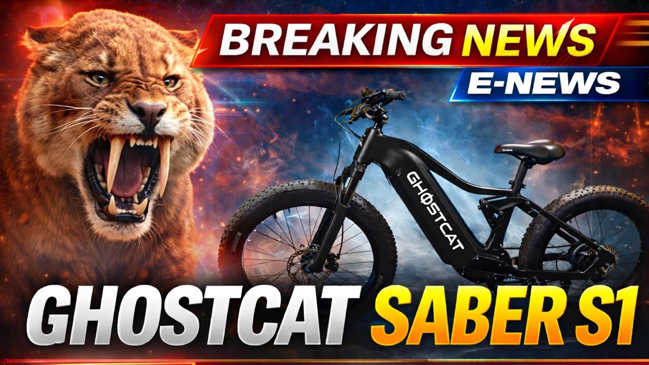 Представлен GhostCat Saber S1 ⚡ Высокопроизводительный электровелосипед мощностью 3300 Вт, крутящ...