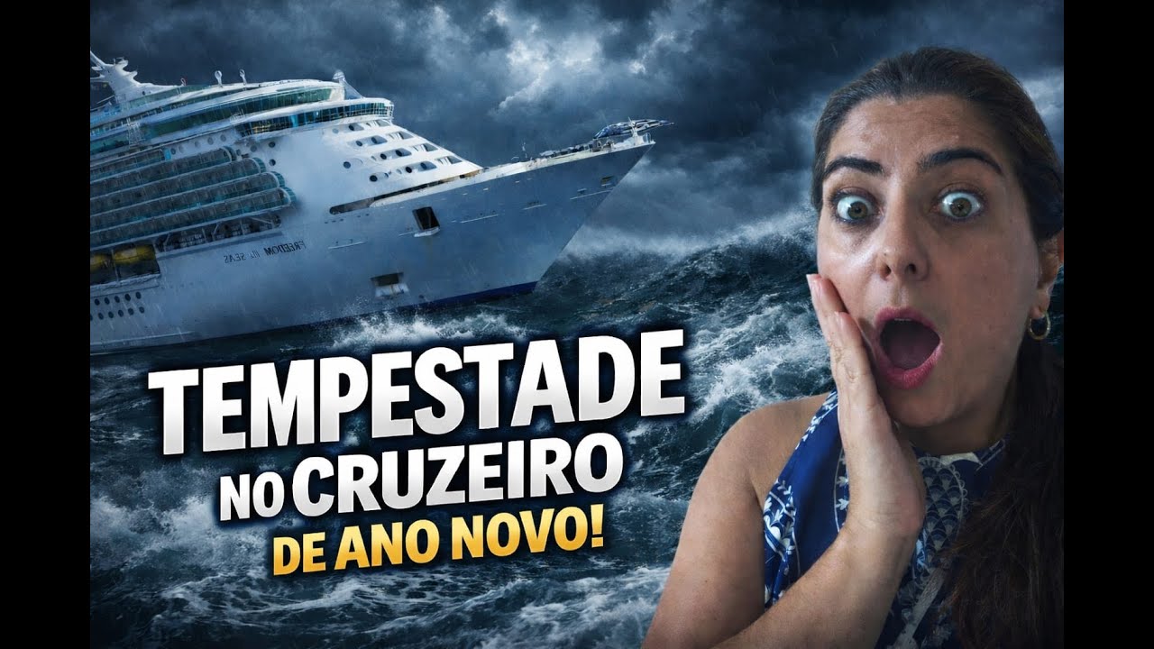 Réveillon no MSC Preziosa virou TENSÃO: pegamos uma TEMPESTADE