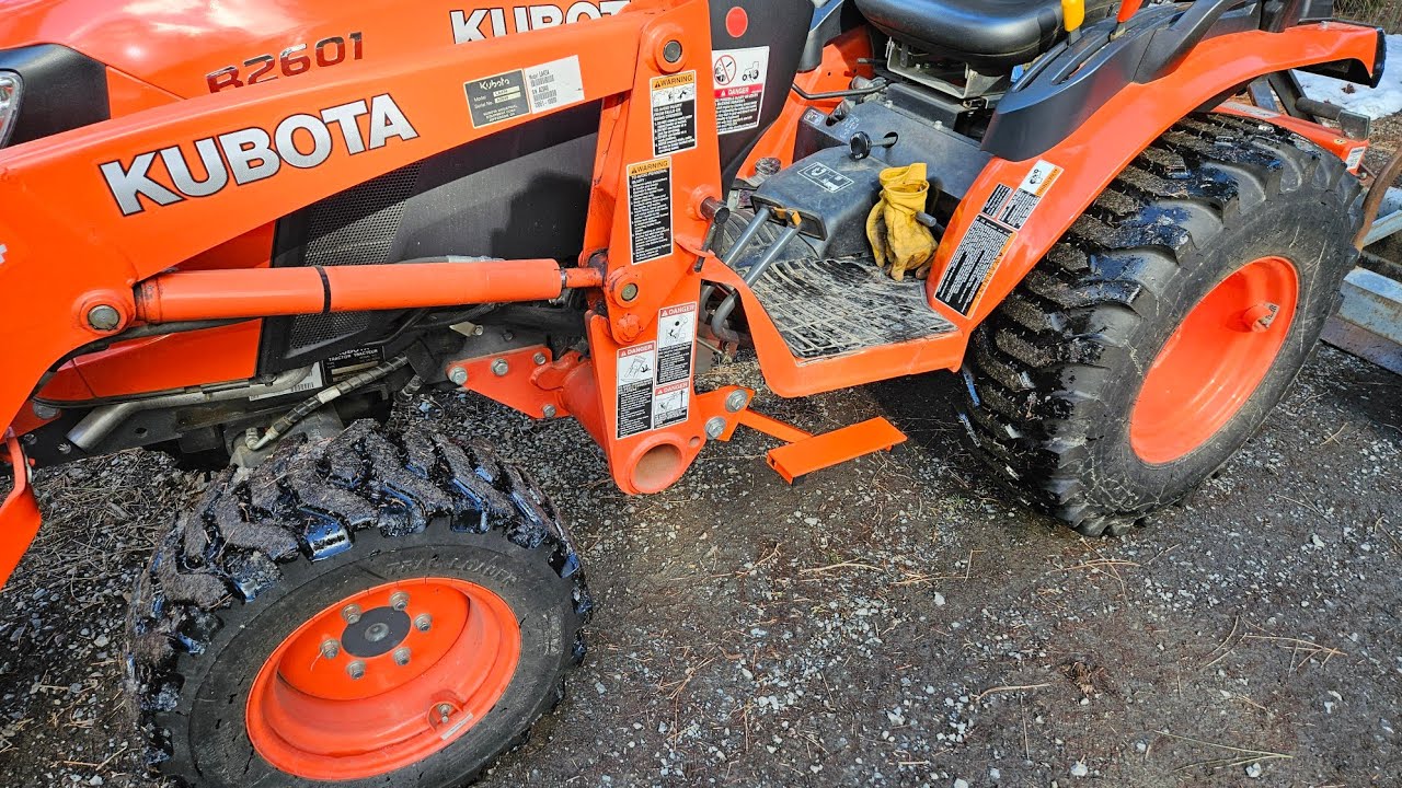 Custom built step for the wife Kubota B2601
