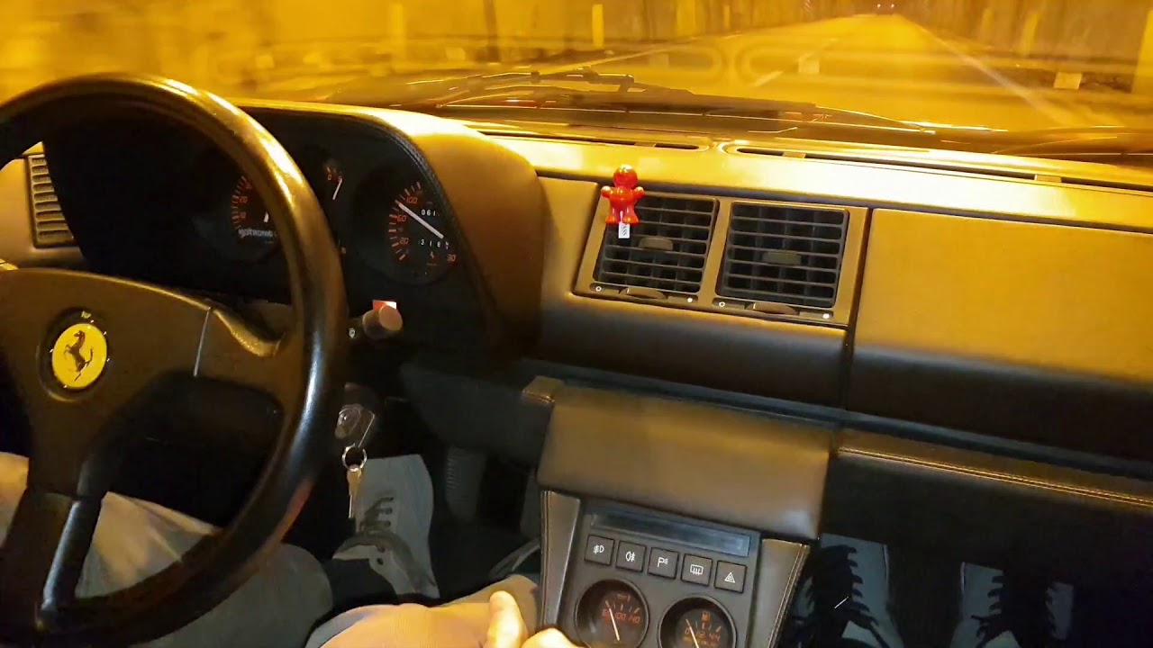 Ferrari 348 ts Tunnel Sound. Turn up the volume. Maranello V8 with Tubi Style Exhaust Pure Sound