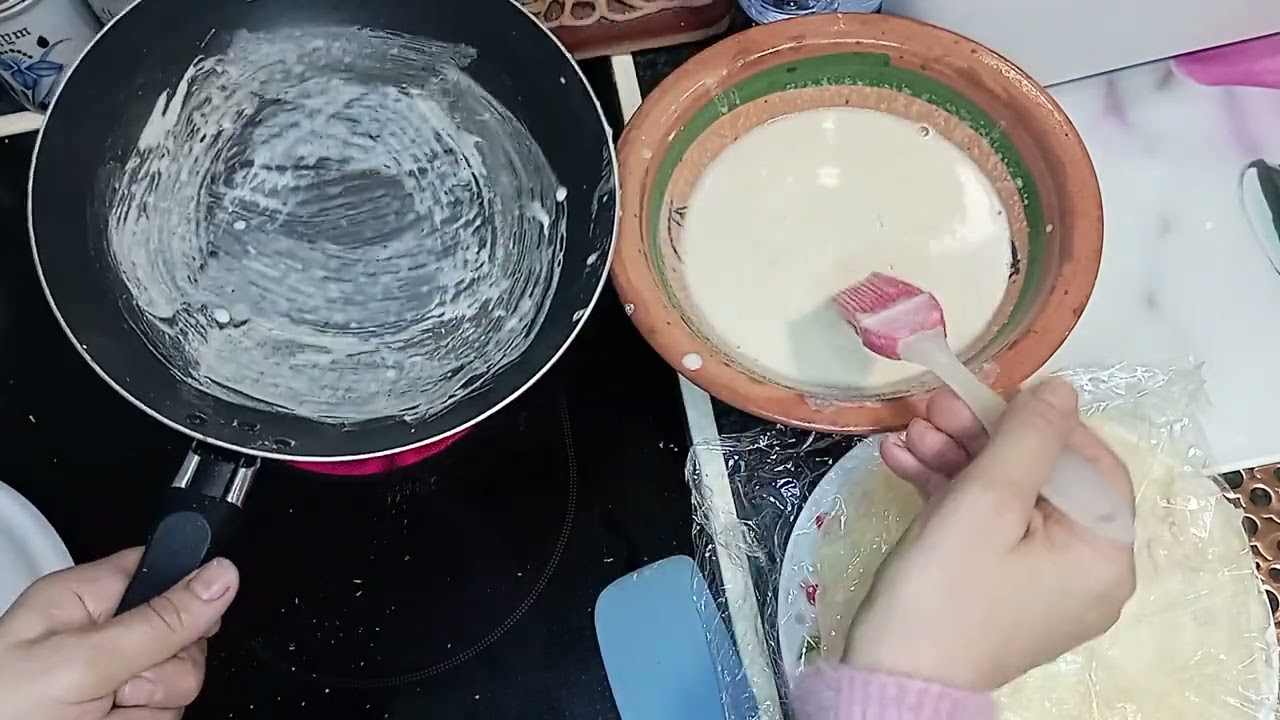 #اسهل وصفة الديول بدون الغلوتين  recette de feuilles de brick sans gluten faile