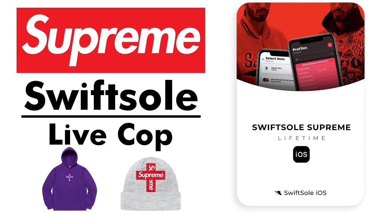 Can Swiftsole Cop a Supreme Cross Box Logo? Supreme Week 15 Live Cop