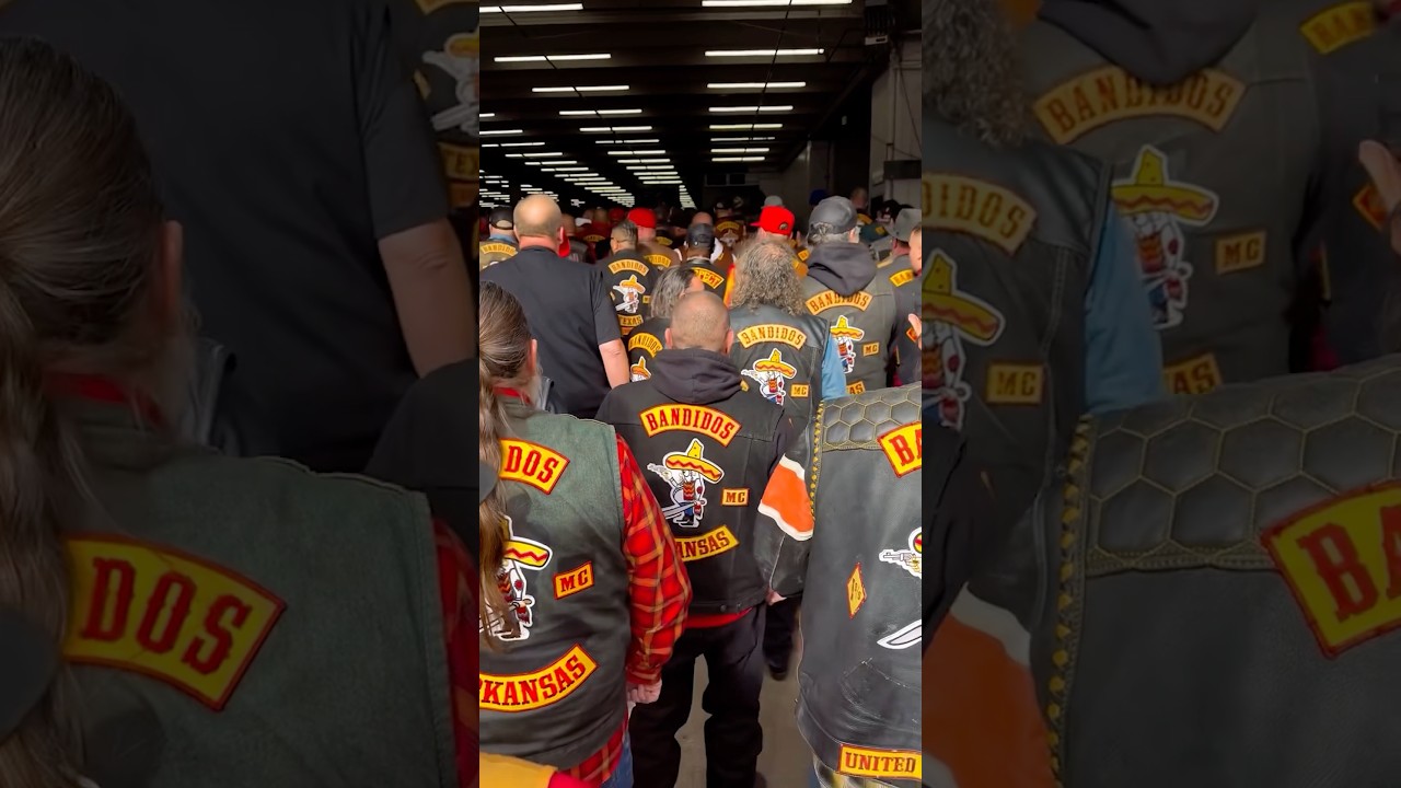 Hundreds of Bandidos MC Members Gather for Massive Meeting! 🏍️🔥 (Rare Footage)