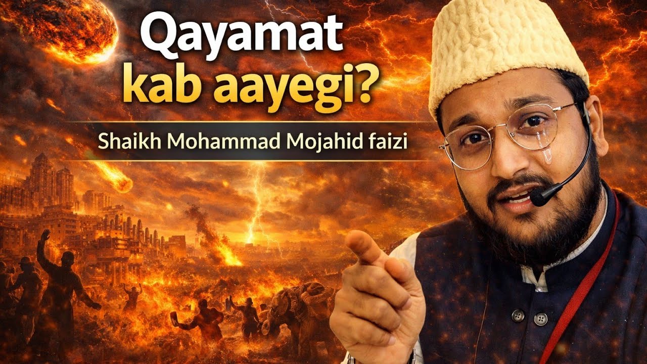 2nd Taq rat 12/03/2026:- Qayamat kab aayegi? By Shaikh mohammad Mojahid faizi#viral#bengluru#trendi