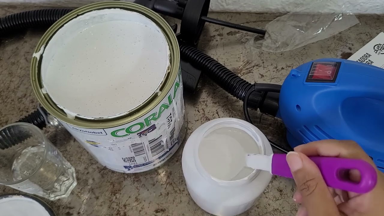 pistola de pintura elétrica para pintura de parede como usar