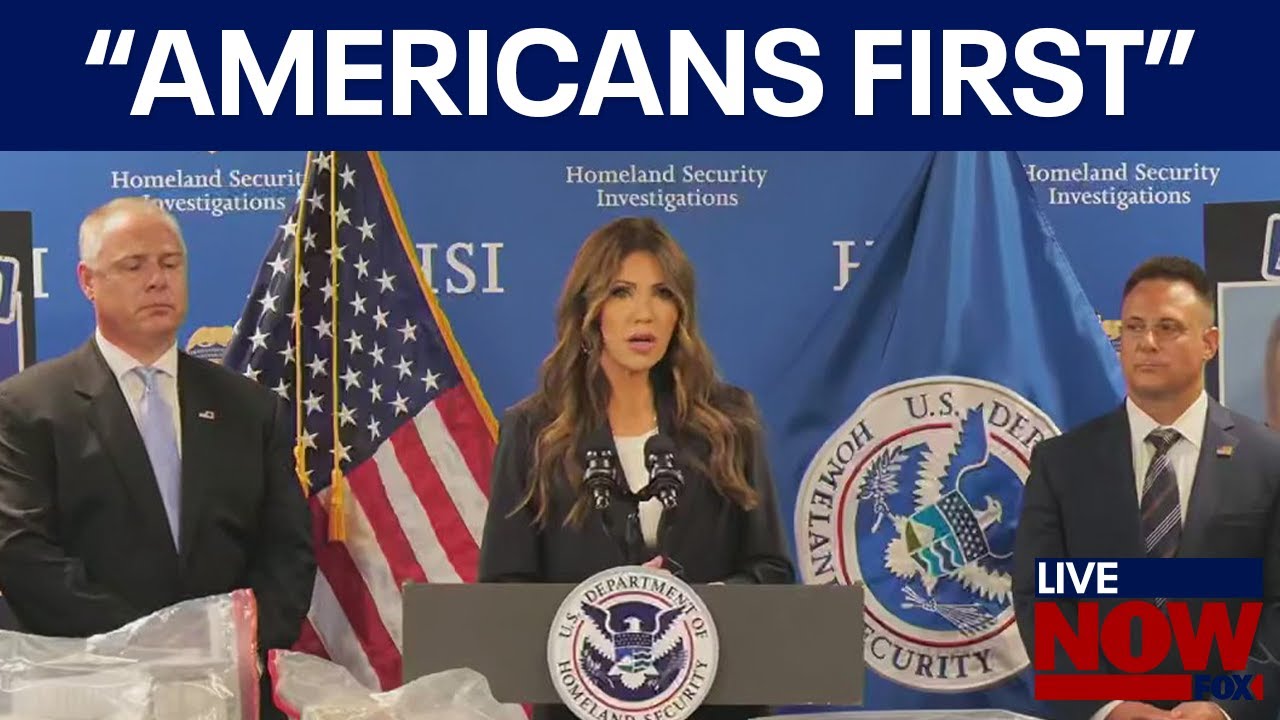 DHS Sec. Noem on crackdown of migrants