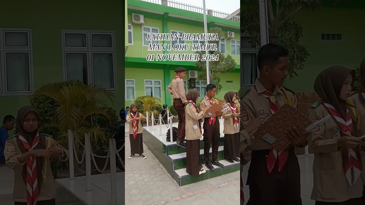 LATIHAN PRAMUKA MAN 1 OKU TIMUR 01 NOVEMBER 2024 #man1okutimur #okutimur #pramuka #sumatraselatan