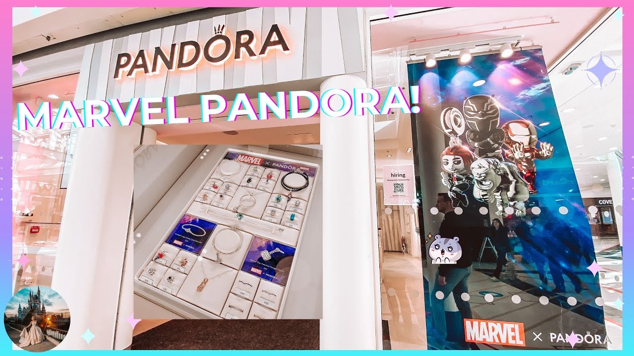 Marvel Pandora Charm Collection Review Store Tour Ironman Thor Captain America Infinity Gauntlet ✨