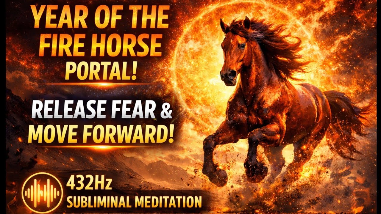 Activation: Year Of The Fire Horse 🐎 432Hz Subliminal to Release Fear, Hesitation & Move Forward