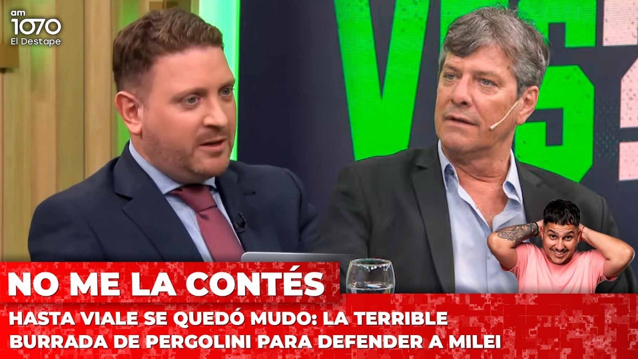 Hasta Viale se quedó mudo: la terrible burrada de Pergolini para defender a Milei