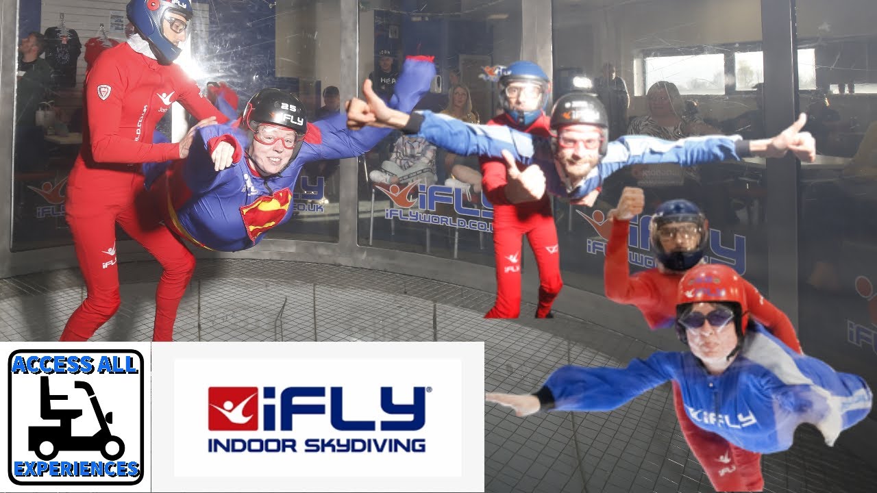 We go Indoor Skydiving , (Disability Access)♿️