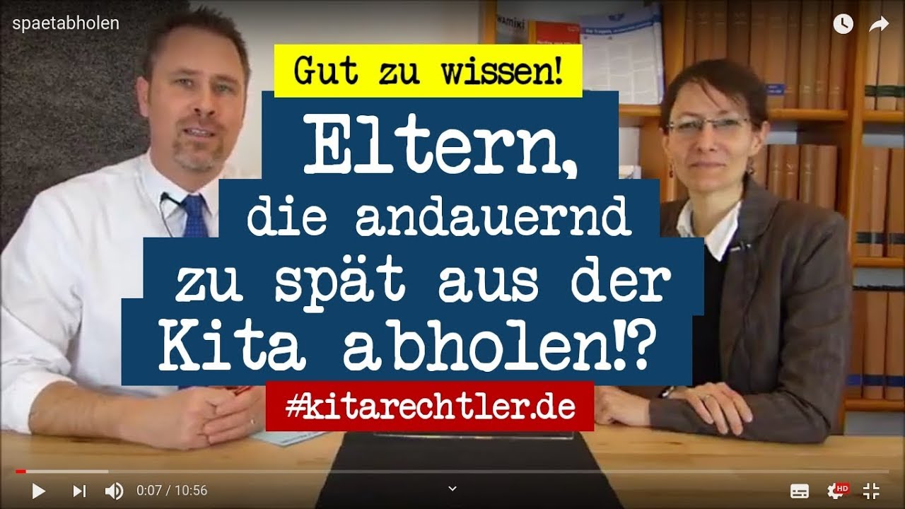 Kitarecht Folge 443 - Eltern, die Kinder zu sp&auml;t aus der Kita abholen!