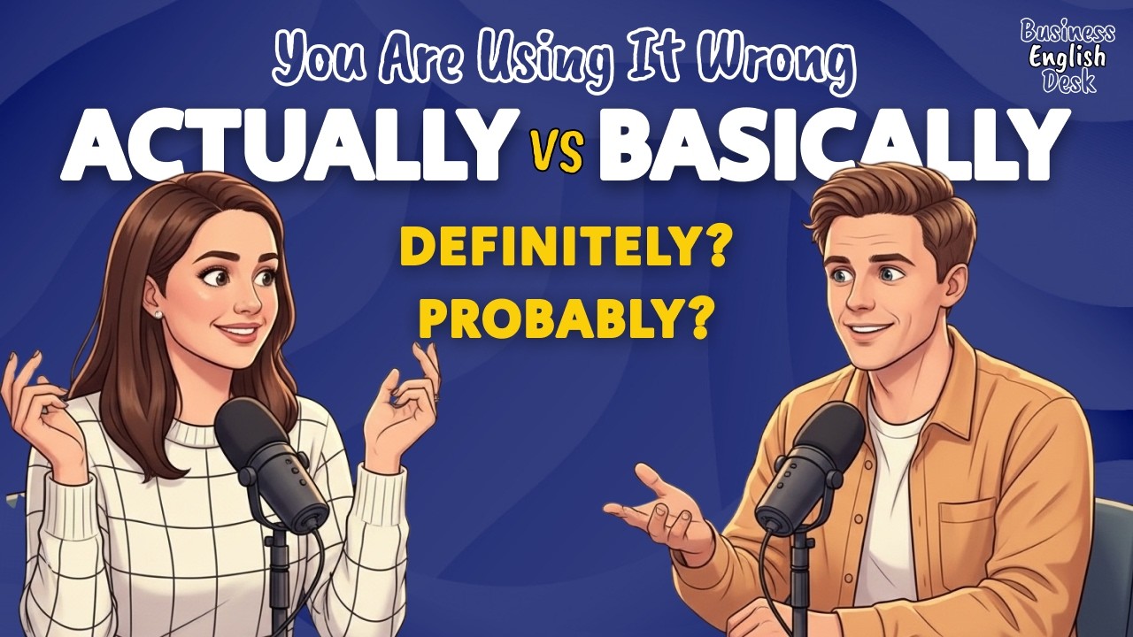 Stop Misusing Actually & Basically! Learn Probably and Definitely Too | English Learning Podcast