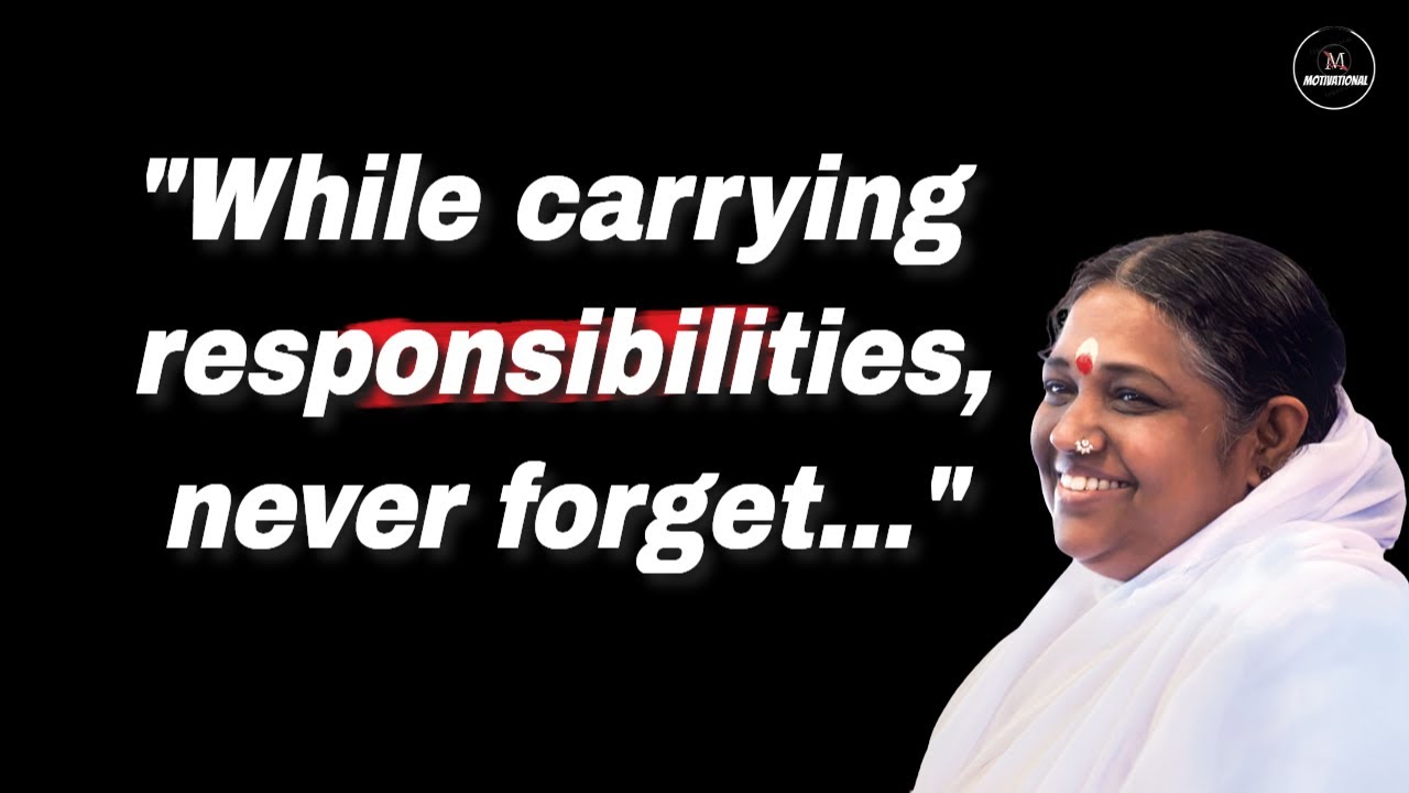 Mata Amritanandamayi  Devi (Amma) - Powerful Life Changing Quotes | Amma's quotes | Mothers quotes