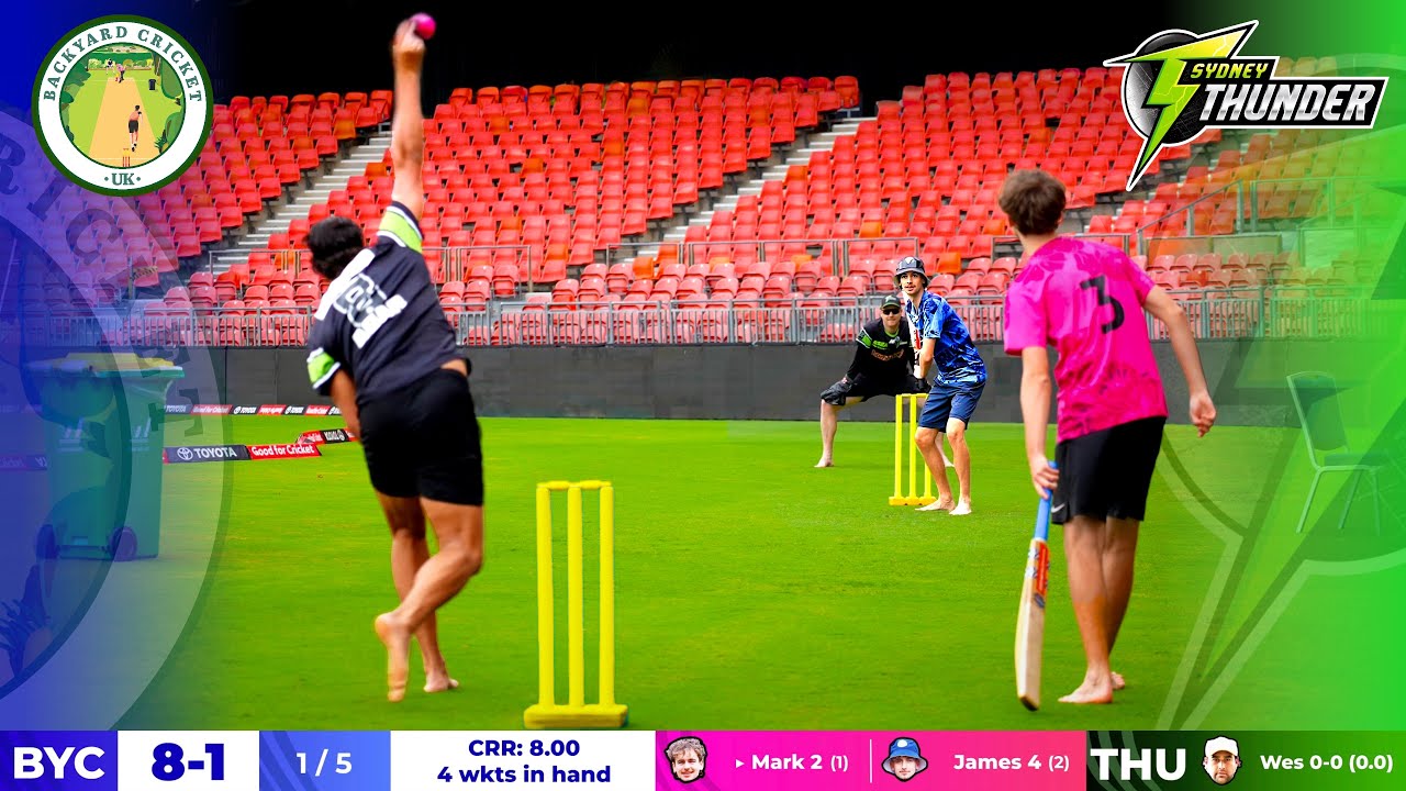Backyard Cricket VS SYDNEY THUNDER 🇦🇺⚡️ Limited Overs BBL SMASH