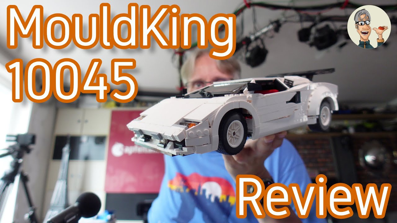 Mould King 10045 - No.Lambo.Countach - Review und Vergleich mit Lego ® Porsche - 4K - Steinfluencer