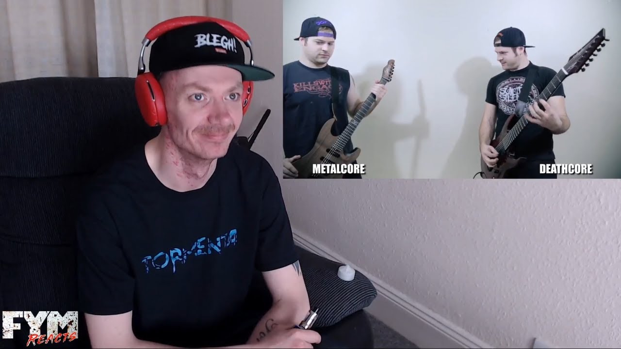Jared Dines - Metalcore VS Deathcore REACTION